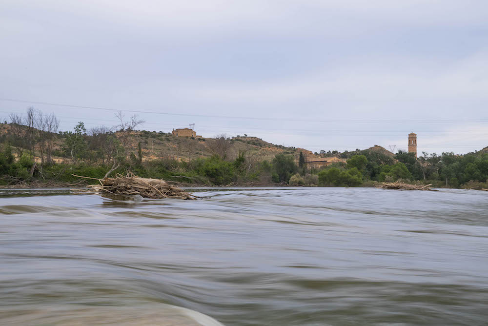 Escatrón: inicio del Coto del Mar de Aragón