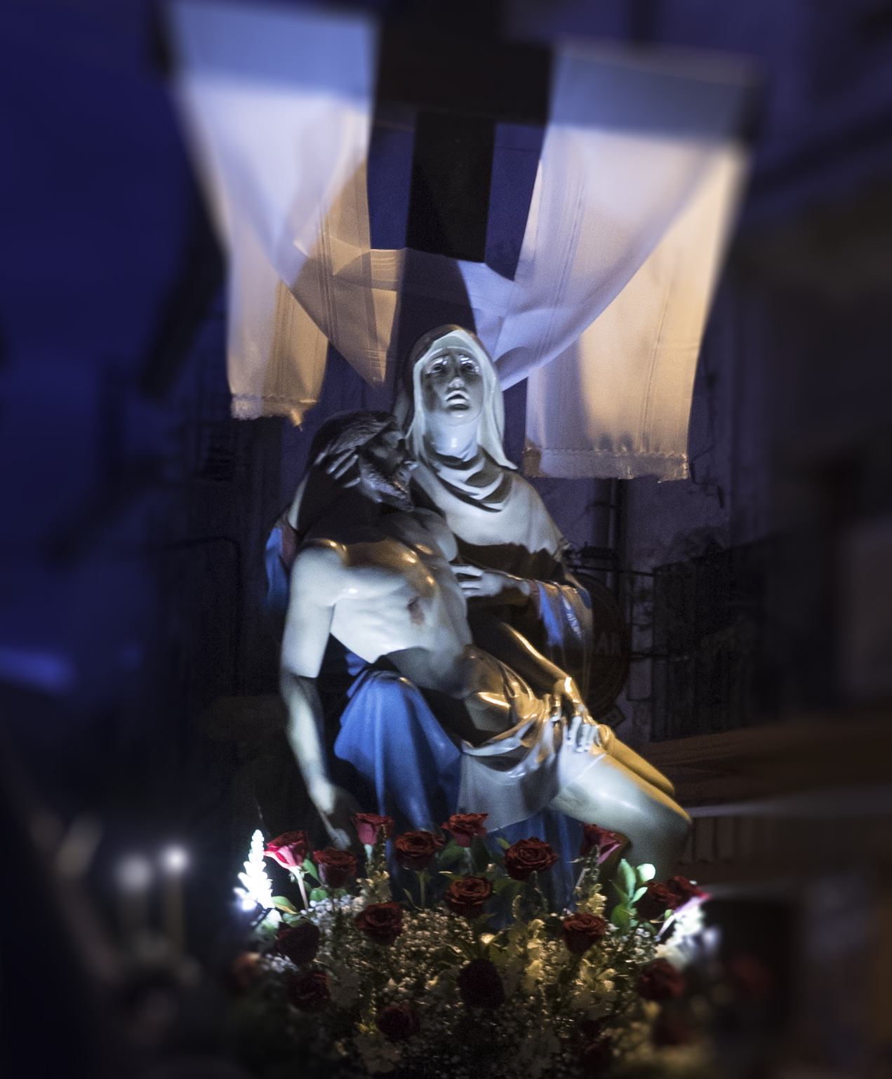 Semana Santa, Monasterio de Rueda y Retablo de la Asunción: tres en uno