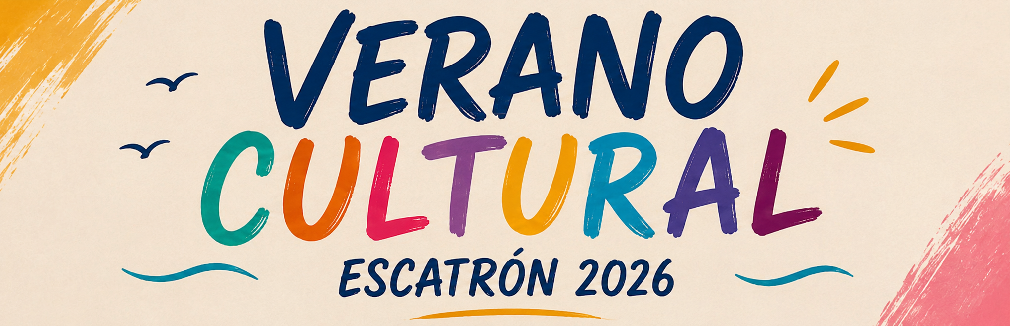 Programación del Verano Cultural Escatrón 2026