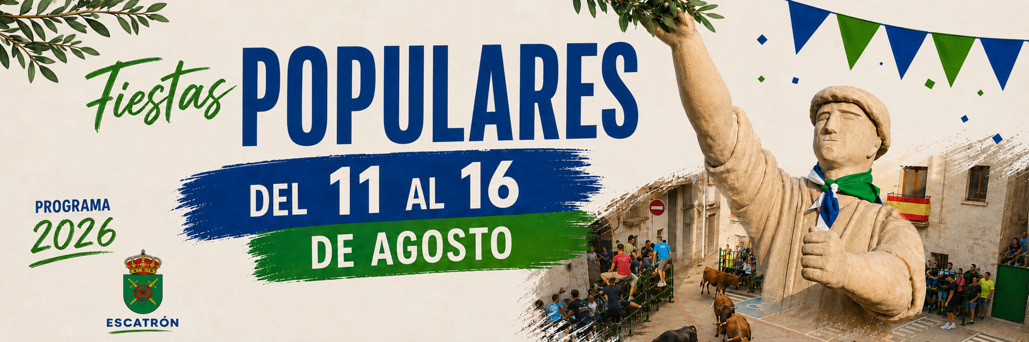 Programa Fiestas Populares de Escatrón – Agosto 2026